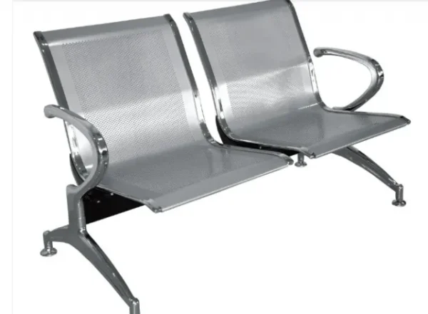 SILLA DE ESPERA TANDEM METALICO 2 LUGARES