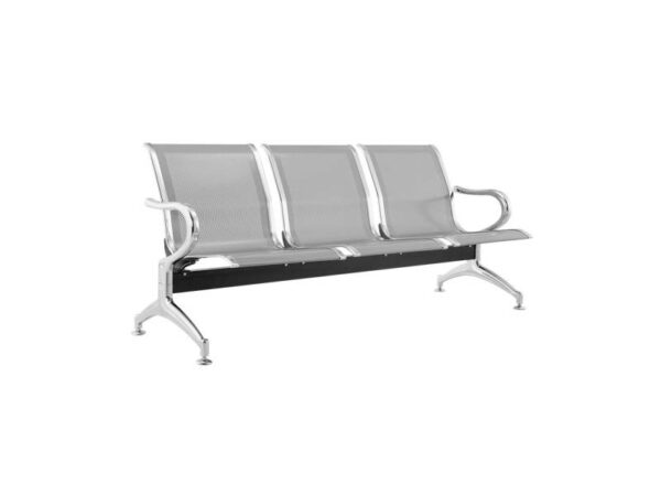 SILLA DE ESPERA TANDEM METALICO 3 ASIENTOS (6372)