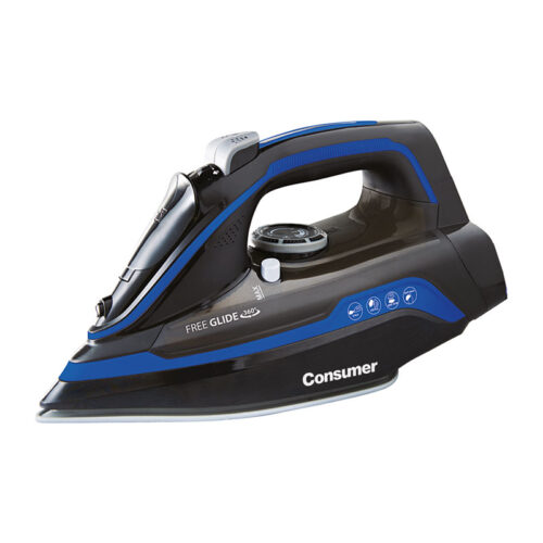 PLANCHA A VAPOR INALAMBRICO AZUL