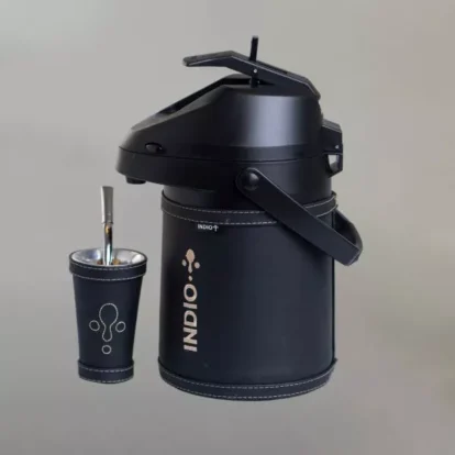 TERMO TERERE INDIO INOX 2.5L SIMIL NEGRO 7281N