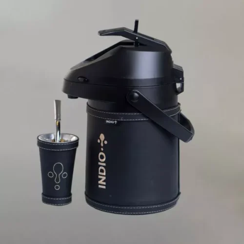 TERMO TERERE INDIO INOX 2.5L SIMIL NEGRO 7281N