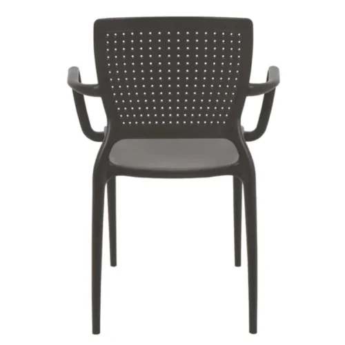 SILLA FIJA SAFIRA TRAMONTINA MARRON