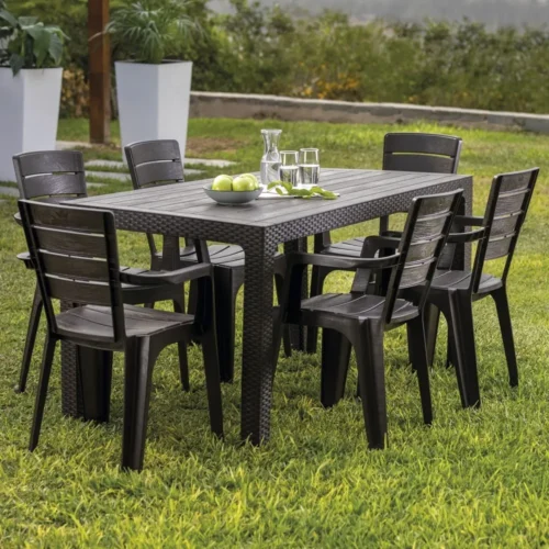 MESA JARDIN RECTANGULAR RUBA