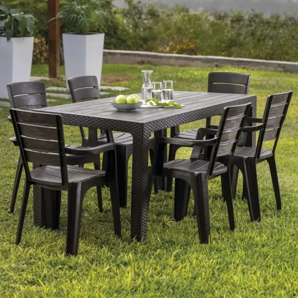 MESA JARDIN RECTANGULAR RUBA