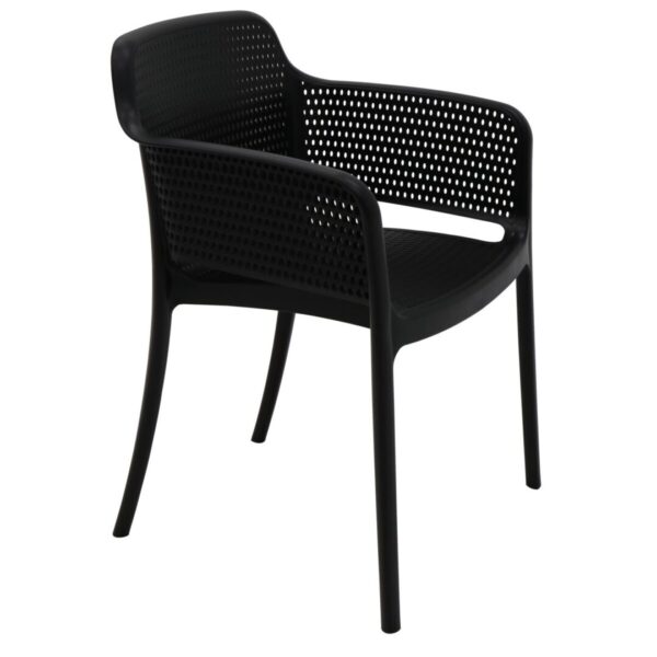 SILLA FIJA TRAMONTINA GABRIELA NEGRO - Imagen 2