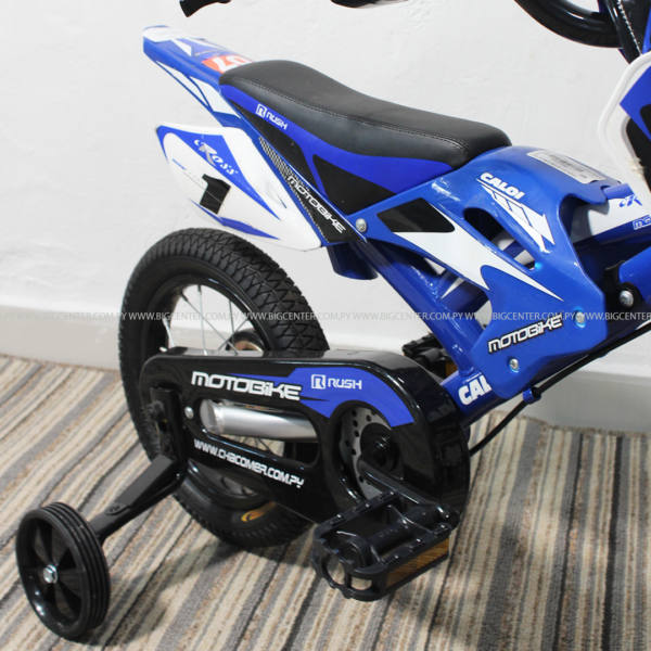 BICICLETA MOTO ARO 16 ROJO-NEGRO-AZUL CALOI (copia) - Imagen 3