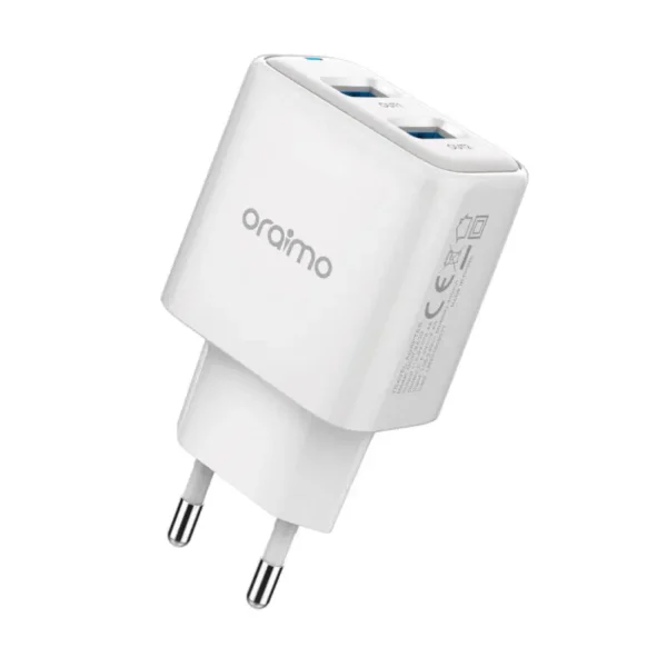 CARGADOR ORAIMO DOBLE ENTRADA OCWE63D - Imagen 2