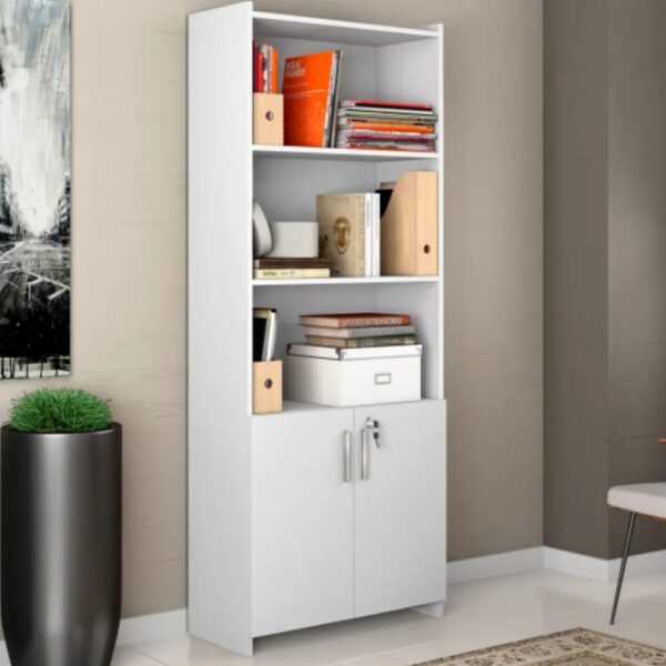 ARMARIO SEMI ABIERTO MULTIUSO BLANCO ABBA (6090) - Imagen 2