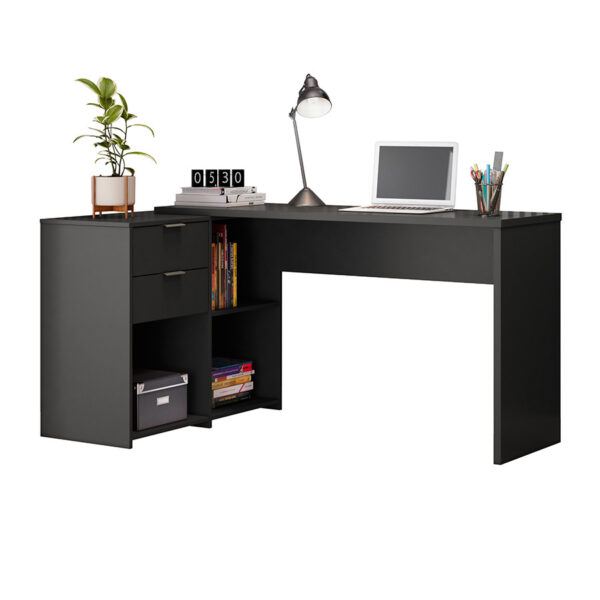 MESA OFFICE NT2060 NOTAVEL NEGRO - Imagen 2