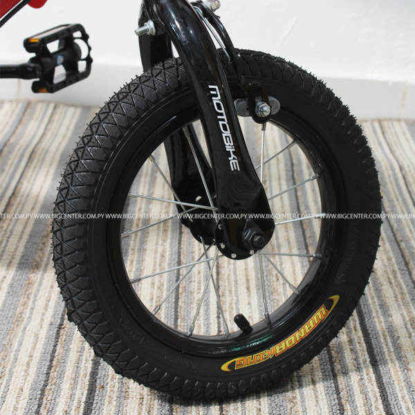 BICICLETA MOTO ARO 16 ROJO-NEGRO-AZUL CALOI (copia) - Imagen 7