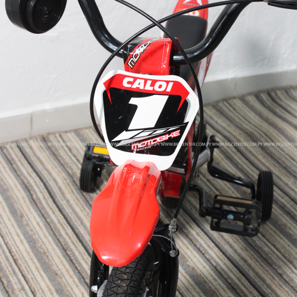 BICICLETA MOTO ARO 16 ROJO-NEGRO-AZUL CALOI (copia) - Imagen 8