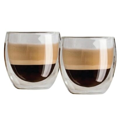 SET 2 VASOS DOBLE PARED 400ML VIDRIO VARENNA
