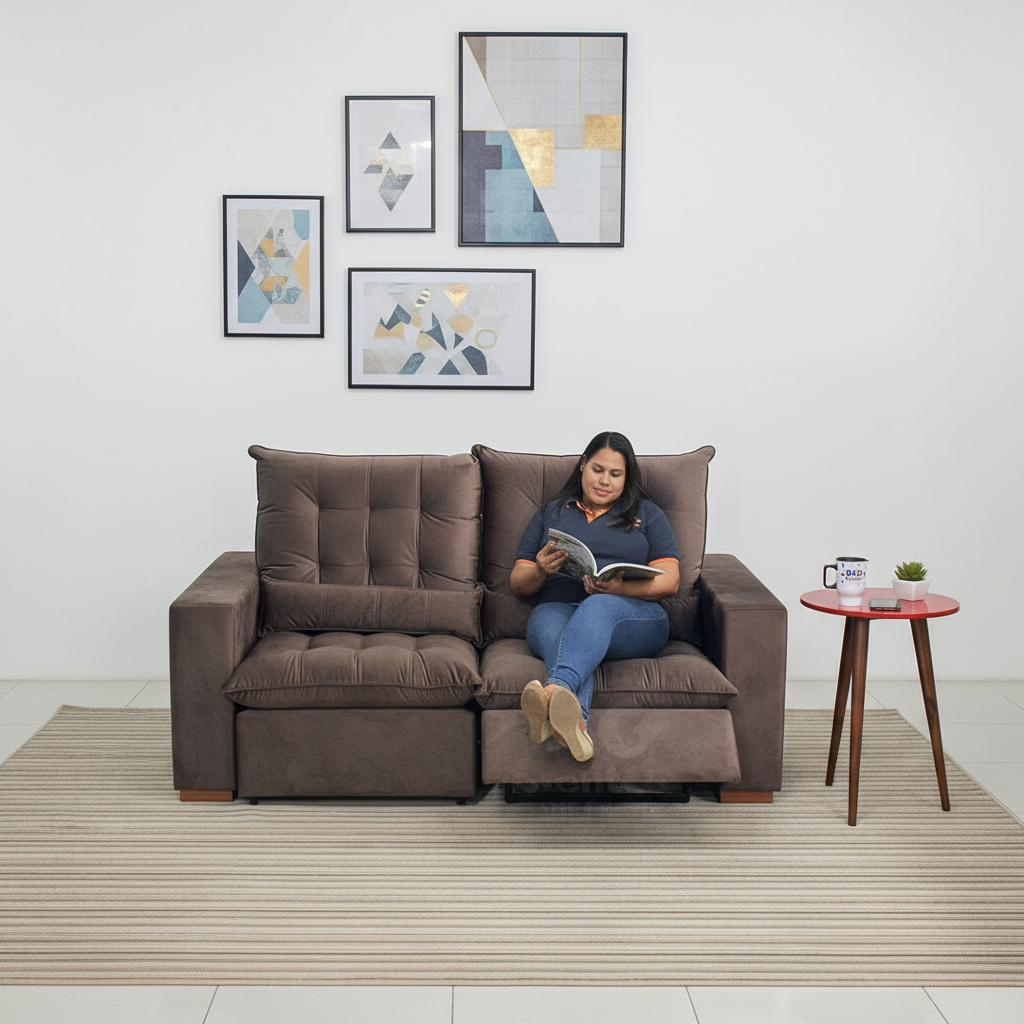 SOFÁ LIVING RETRACTIL 2 PLAZAS (8570) - Imagen 2