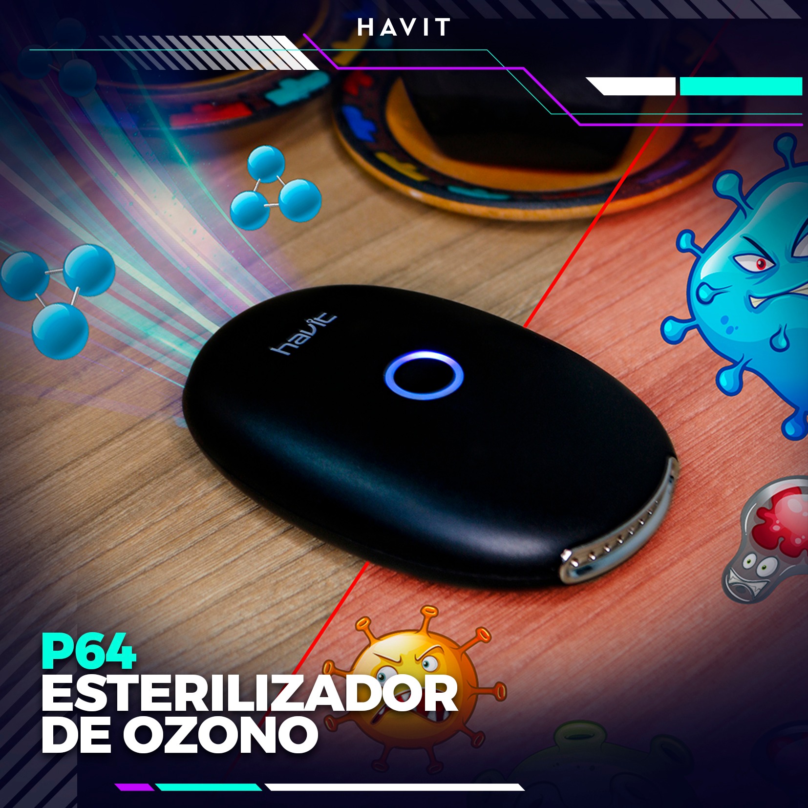 ESTERILIZADOR DE OZONO HAVIT P64