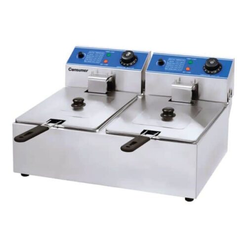 FREIDORA ELECTRICA CONSUMER 12LTS. CON 2 TANQUES
