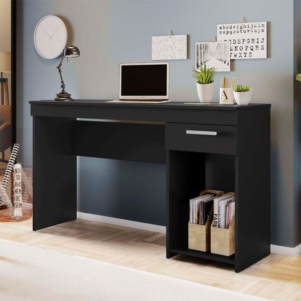 MESA OFFICE NT2070 108 CM NEGRO 1 CAJON NT2070N