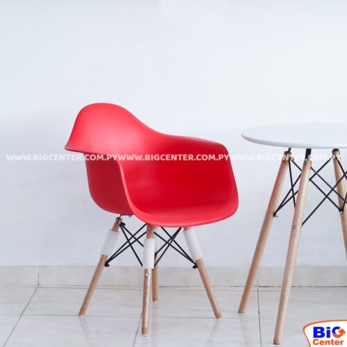 SILLA FIJA  EAMES C/ POSA BRAZO (5961) (H)