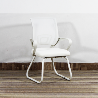 SILLA FIJA TELA MESH 90K 61BL (BLANCO)