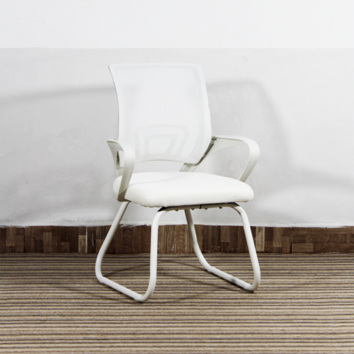 SILLA FIJA TELA MESH 90K 61BL (BLANCO)