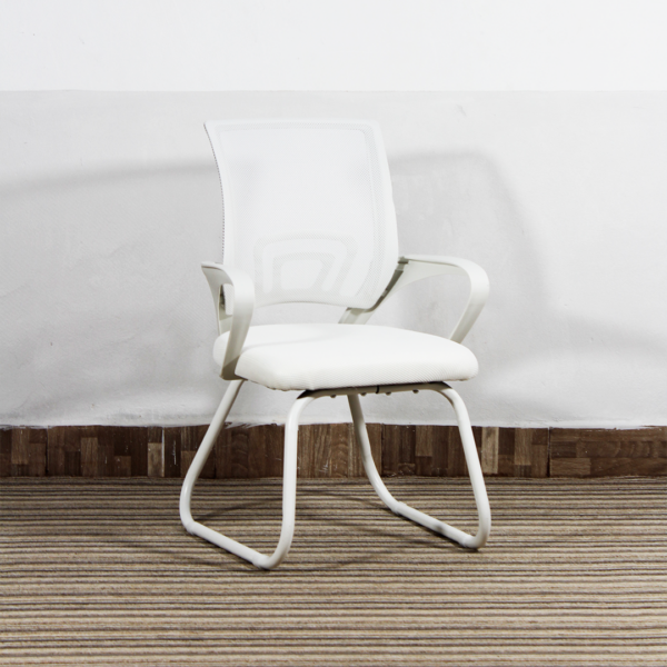 SILLA FIJA TELA MESH 90K 61BL (BLANCO)