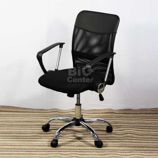 SILLA STYLE GIRATORIA TELA MESH  90 KG (65BK)