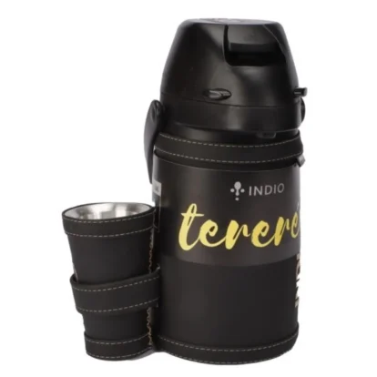 TERMO TERERE INDIO INOX  1.3L SIMIL NEGRO 6383N
