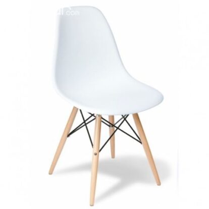 SILLA FIJA  EAMES - BLANCO 90 K (PATAS FINAS)5060