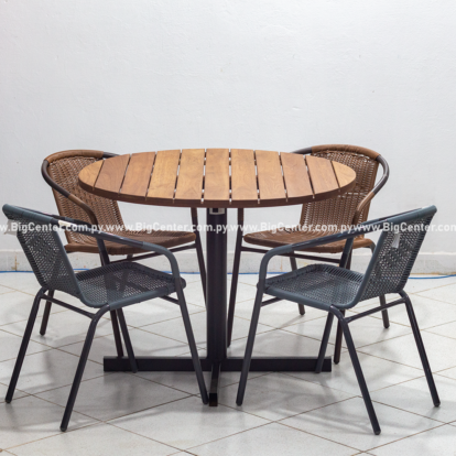 MESA COMEDOR 100 CM (2879) SIN SILLAS jardin