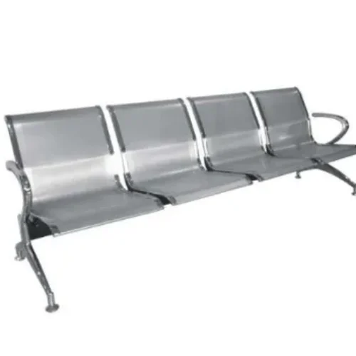 TANDEM SILLA DE ESPERA METALICO 4 LUGARES METALICO GRIS 805