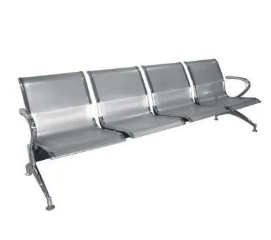 TANDEM SILLA DE ESPERA METALICO 4 LUGARES METALICO GRIS 805