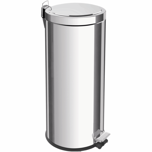 BASURERO INOX 30L A PEDAL