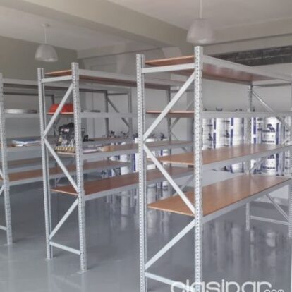 ESTANTE DE METAL SEMI PESADO (A200 X400 X 60CM)
