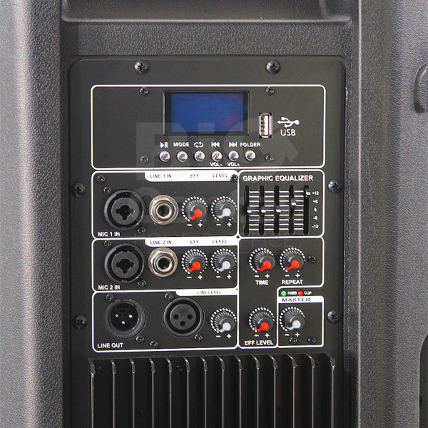 PARLANTE GLOBE NEGRO 12 PULGADAS 500 W (GLB12R) - Imagen 3