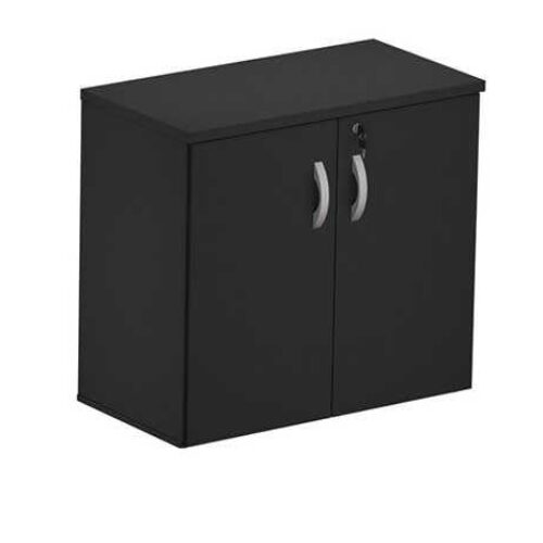 ARMARIO BAJO 2 15MM PUERTAS NEGRO (MOVEL)