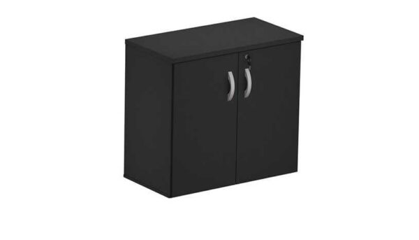 ARMARIO BAJO 2 15MM PUERTAS NEGRO (MOVEL)