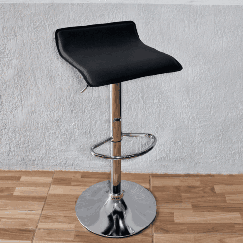 BUTACA CROMADA (BAHE1007N) NEGRO