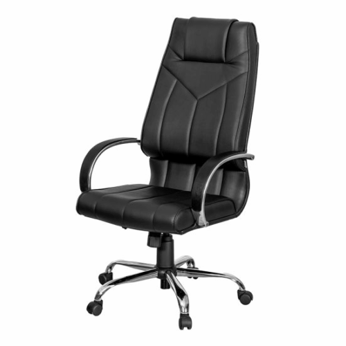 SILLA CROMADA KUNA NEGRO