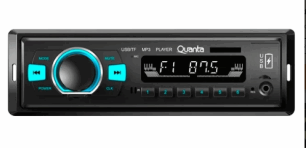 RADIO P/ AUTO QUANTA USB/AUX (3302)