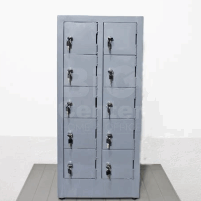 CASILLERO PARA CELULARES - LOCKER METÁLICO 10 COMPARTIMIENTOS