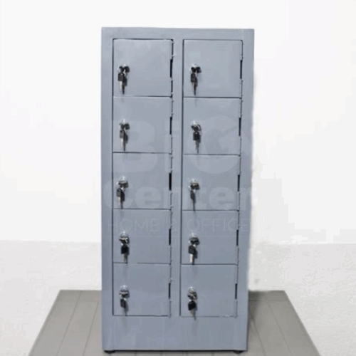 CASILLERO PARA CELULARES – LOCKER METÁLICO 10 COMPARTIMIENTOS