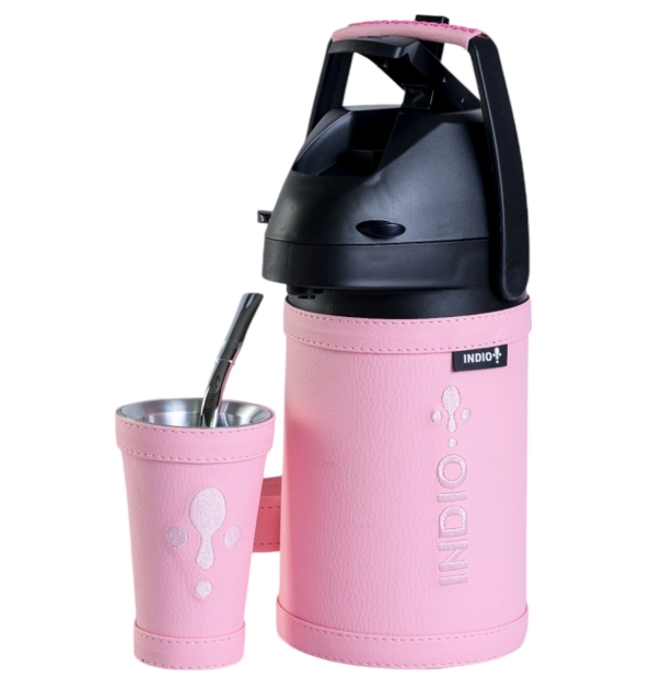 TERMO TERERE INOX 1,3L SIMIL ROSA BEBE