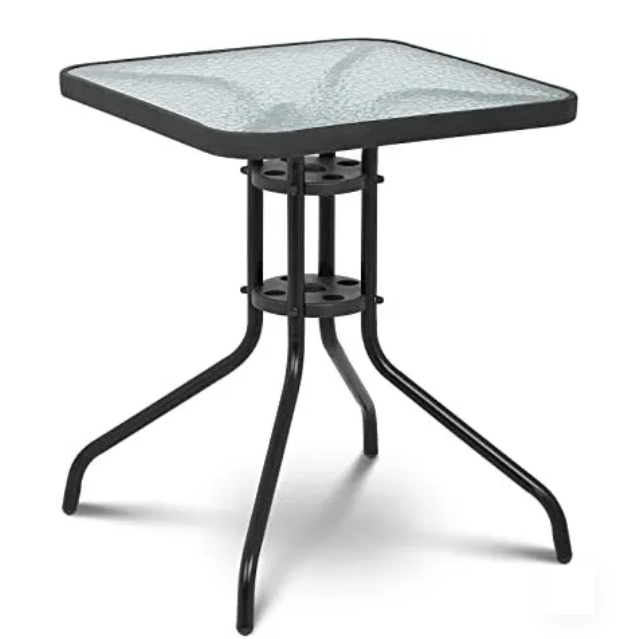 MESA CUADRADA DSF 70X70 CM GRIS (31021)