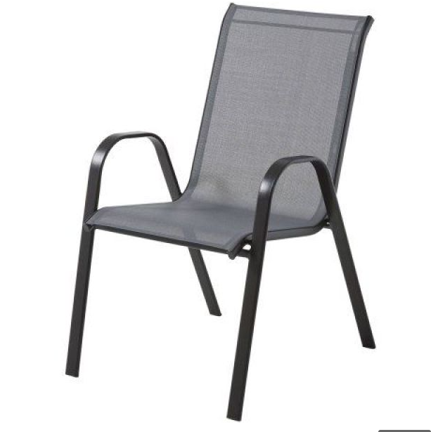 SILLA SLING APILABLE DSF TELA SIMPLE GRIS OSCURO 90110
