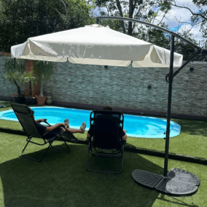 SOMBRILLA COLGANTE DSF DE 3 METROS BEIGE CLARO (48265)