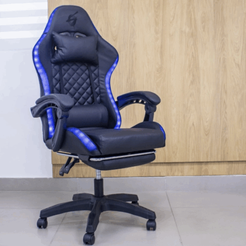 SILLA GAMER RGB DRONIC UT-B199 CON LUCES LED MAS POWERBANK