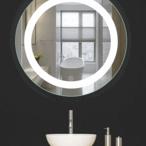 ESPEJO CON LED NC025 (D80)