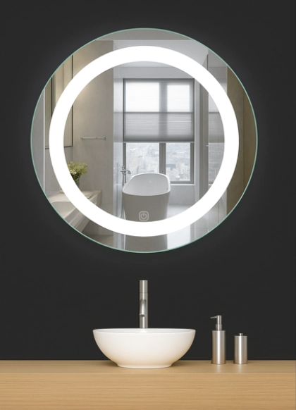 ESPEJO CON LED NC025 (D80)
