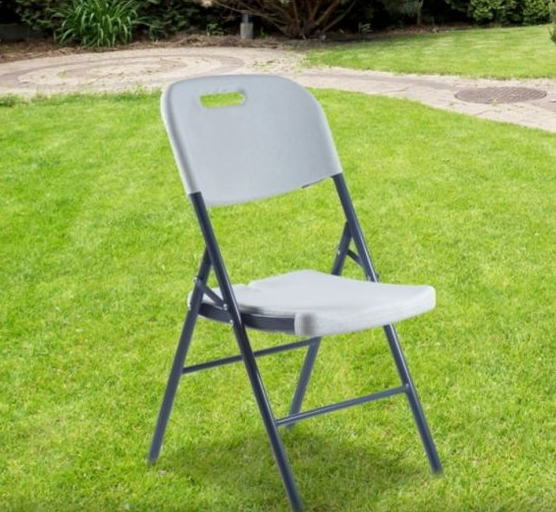 SILLA PLEGABLE ANNECY BLANCO RESISTENTE PM-004