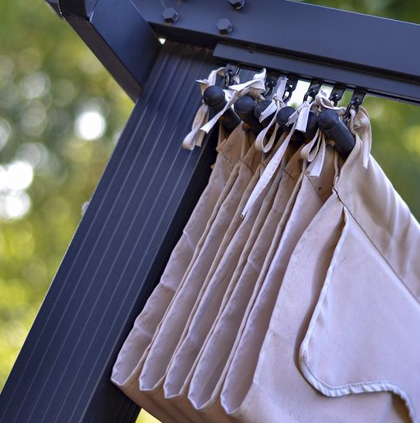 TOLDO TIPO PERGOLA ORIENT SYROCCO 3X4 C/ INSTALACION YF-3809B/G - Imagen 3