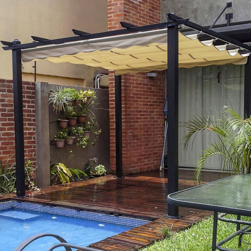 TOLDO TIPO PERGOLA ORIENT SYROCCO 3X4 C/ INSTALACION YF-3809B/G